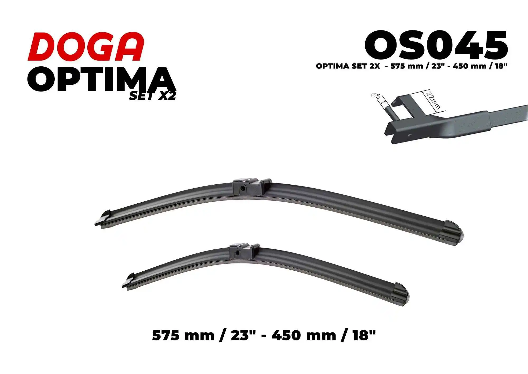 Balai d'essuie-glace DOGA OS045