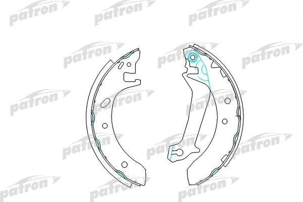 Jeu de mâchoires de frein PATRON PSP421