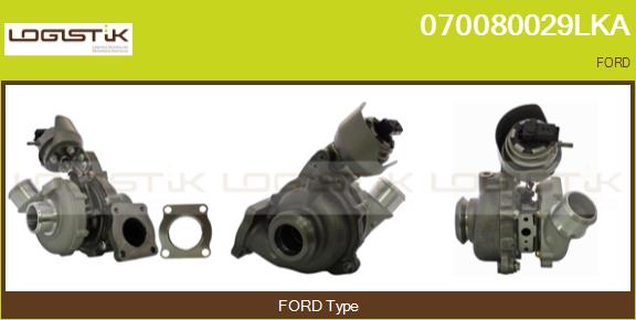 Turbocompresseur, suralimentation LGK 070080029LKA