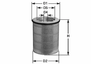 Filtre à air CLEAN FILTERS MA 748