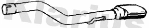 Tuyau d'échappement KLARIUS 110731