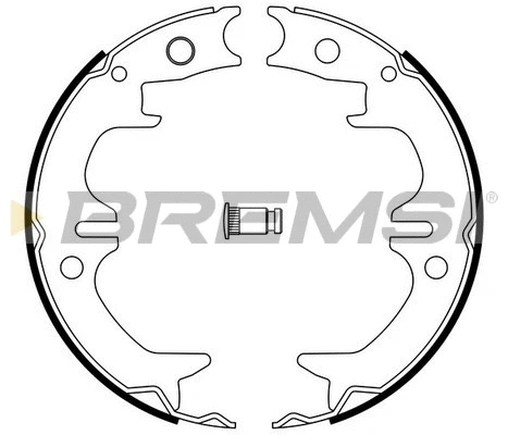 Jeu de mâchoires de frein, frein de stationnement BREMSI GF0962