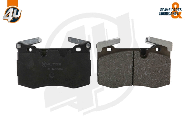 Kit de plaquettes de frein, frein à disque 4U Autoparts 22357MI