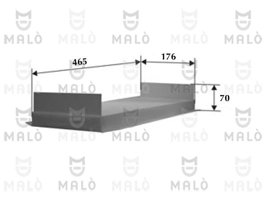 Filtre, air de l'habitacle AKRON-MALÒ 1530851