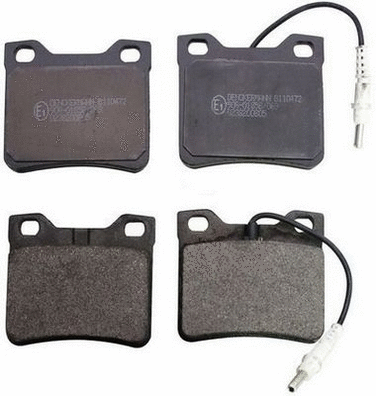 Kit de plaquettes de frein, frein à disque DENCKERMANN B110472