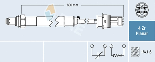 Sonde lambda FAE 77691