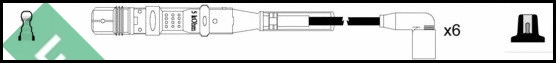 Kit de câbles d'allumage LUCAS LUC5110