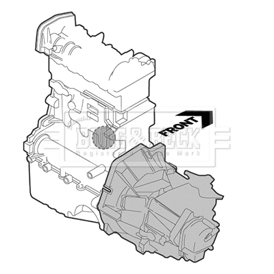Support moteur BORG & BECK BEM3613
