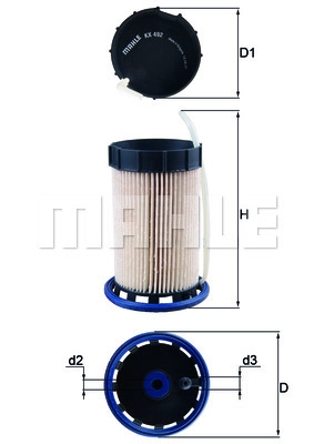 Filtre à carburant WILMINK GROUP WG2325976
