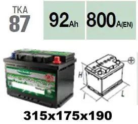 Batterie de démarrage Technika TKA87