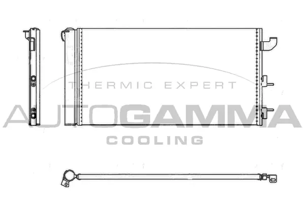 Condenseur, climatisation AUTOGAMMA 105341