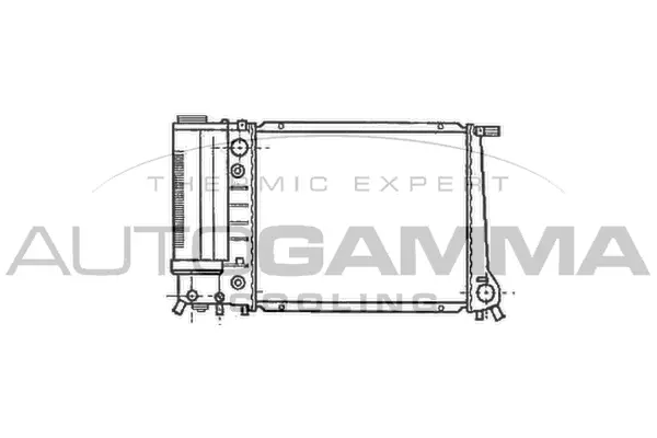 Radiateur, refroidissement du moteur AUTOGAMMA 102898