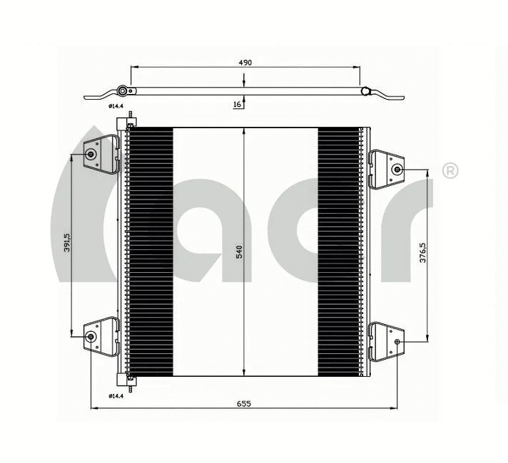 Condenseur, climatisation ACR 300650