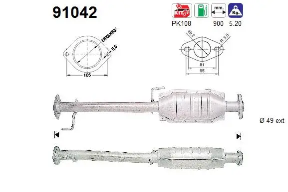 Catalyseur AS 91042