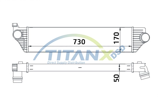 Refroidisseur d'air de suralimentation TitanX IC369005