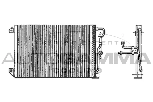 Condenseur, climatisation AUTOGAMMA 101754