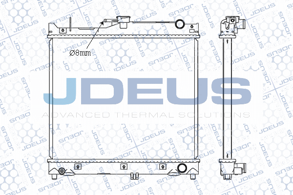 Radiateur, refroidissement du moteur JDEUS M-0420160