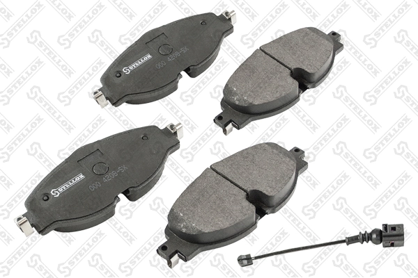 Kit de plaquettes de frein, frein à disque STELLOX 000 420B-SX