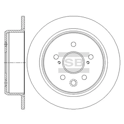 Disque de frein Hi-Q SD4688