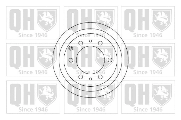 Disque de frein QUINTON HAZELL BDC4943