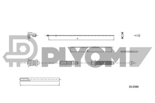 Câble d'accélération PLYOM P762478