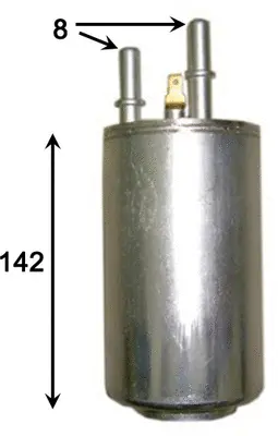 Filtre à carburant JS ASAKASHI FS0066