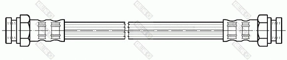 Flexible de frein GIRLING 9001305