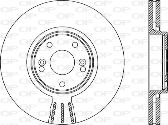 Disque de frein OPEN PARTS BDR1999.20