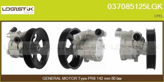 Pompe hydraulique, direction LGK 037085125LGK