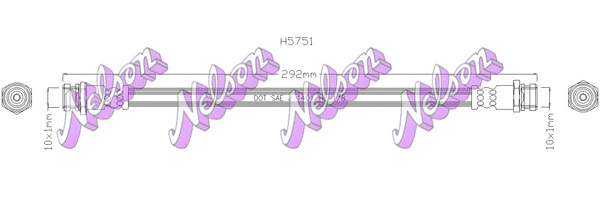 Flexible de frein KAWE H5751