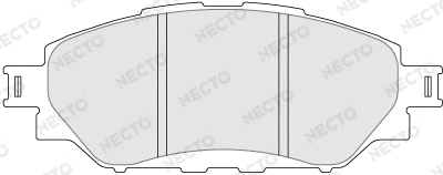 Kit de plaquettes de frein, frein à disque NECTO FD7736A