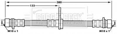 Flexible de frein BORG & BECK BBH6990