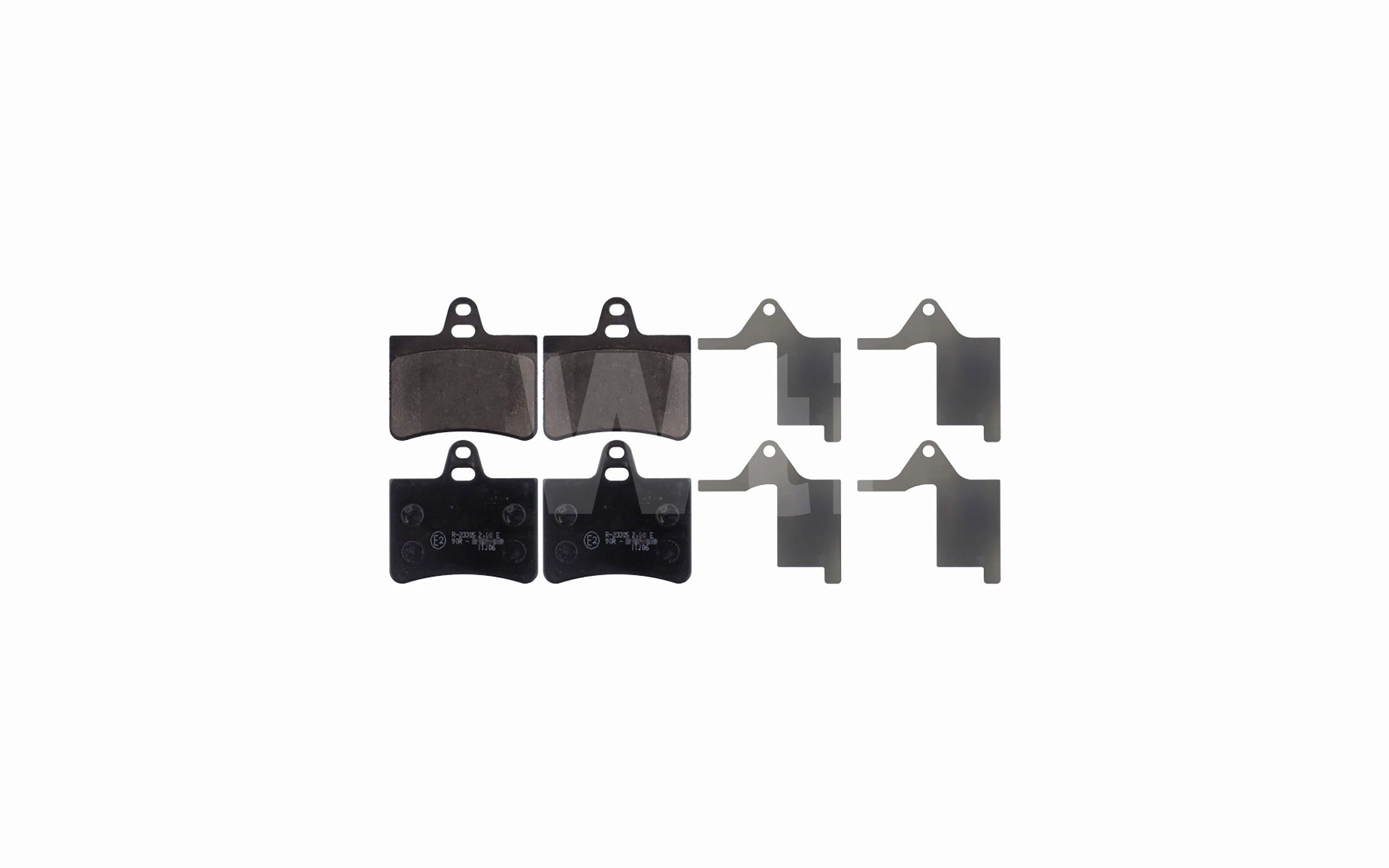 Kit de plaquettes de frein, frein à disque Wti Automotive K711148