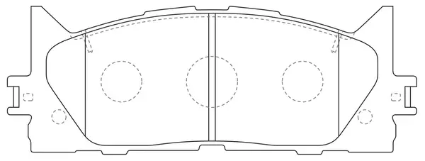 Kit de plaquettes de frein, frein à disque FIT FP1222