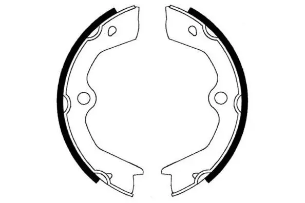 Jeu de mâchoires de frein, frein de stationnement E.T.F. 09-0625