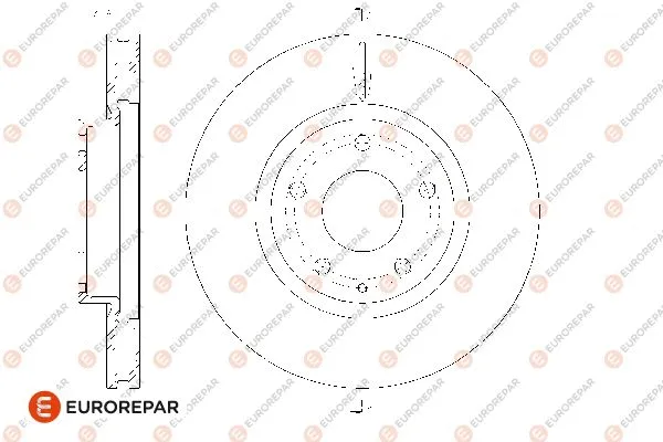 Disque de frein EUROREPAR 1667863680