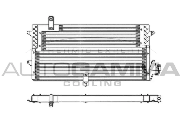 Condenseur, climatisation AUTOGAMMA 102822