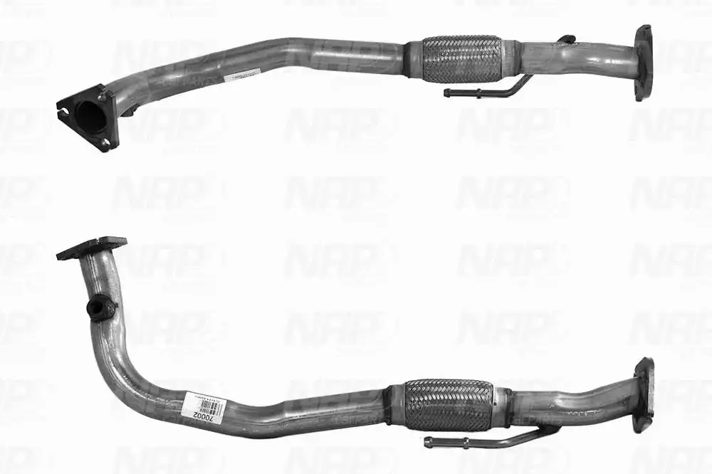 Tuyau d'échappement NAP carPARTS GmbH CAF10532