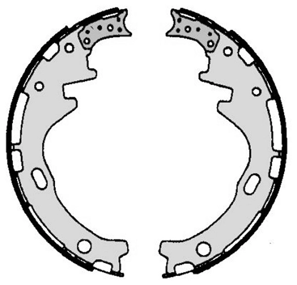 Jeu de mâchoires de frein VILLAR 629.0319