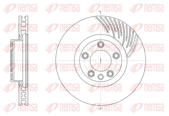 Disque de frein REMSA 61907.10