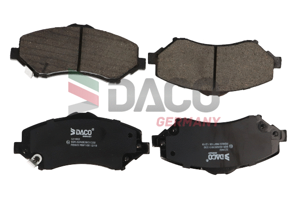 Kit de plaquettes de frein, frein à disque DACO Germany 321602