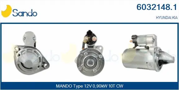 Démarreur SANDO 6032148.1