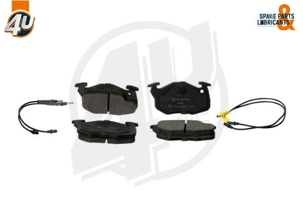 Kit de plaquettes de frein, frein à disque 4U Autoparts 22771PU