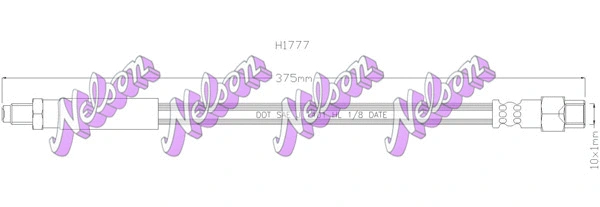 Flexible de frein KAWE H1777