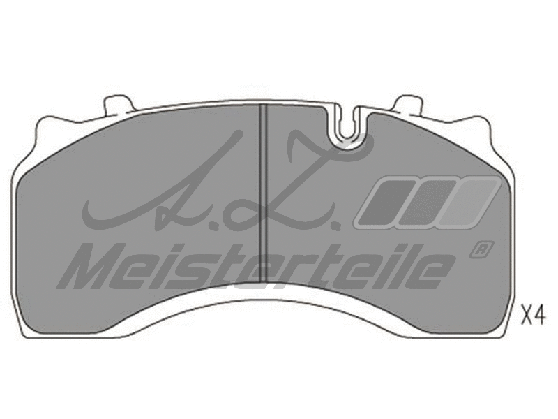 Kit de plaquettes de frein, frein à disque A.Z. Meisterteile AZMT-44-022-2359