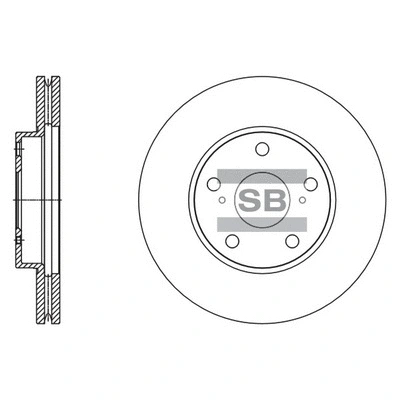 Disque de frein Hi-Q SD4607