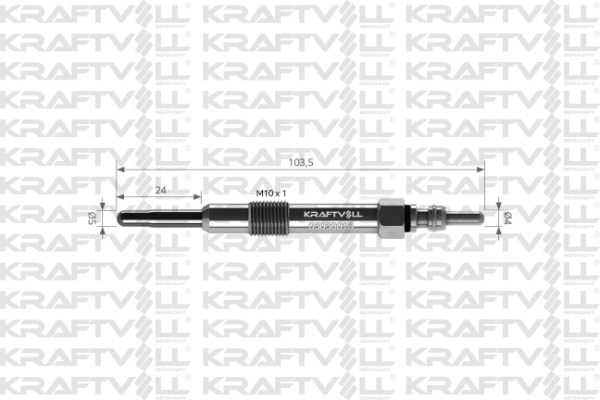 Bougie de préchauffage KRAFTVOLL GERMANY 05030018