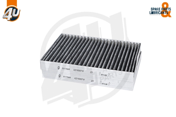 Filtre, air de l'habitacle 4U Autoparts 33175MR