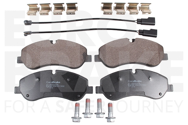 Kit de plaquettes de frein, frein à disque EUROBRAKE 5502222576