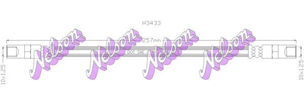 Flexible de frein KAWE H3433